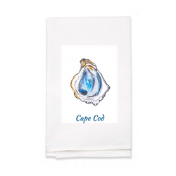 Personalized White Flour Sack Tea Towel