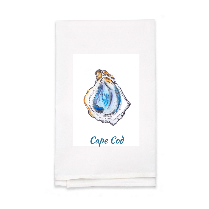Personalized White Flour Sack Tea Towel