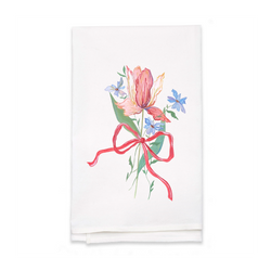Personalized White Flour Sack Tea Towel