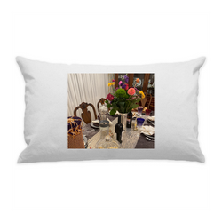 10"x18" White Cotton Canvas Decorative Pillow Case