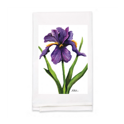 Personalized White Flour Sack Tea Towel