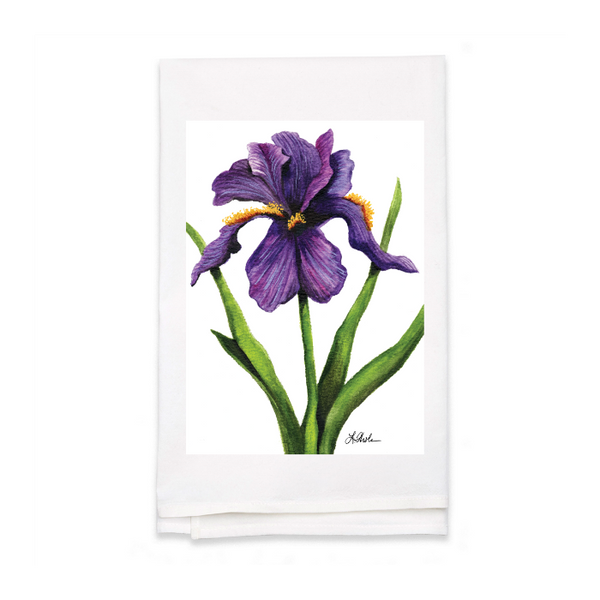 Personalized White Flour Sack Tea Towel