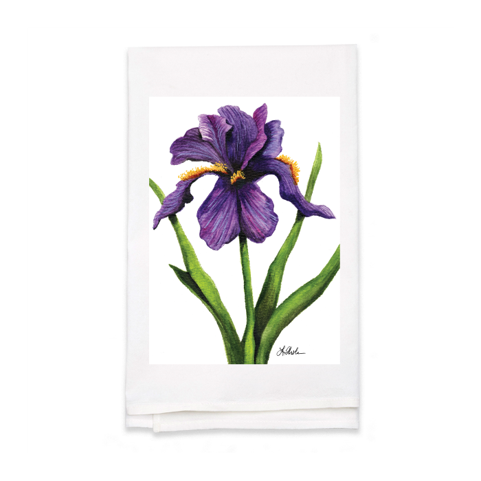 Personalized White Flour Sack Tea Towel