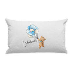 10"x18" White Cotton Canvas Decorative Pillow Case