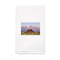 Personalized White Flour Sack Tea Towel