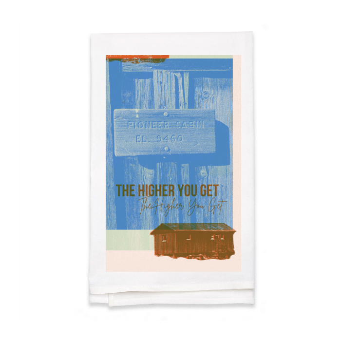 Personalized White Flour Sack Tea Towel