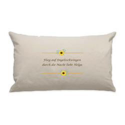 10"x18" Natural Cotton Canvas Decorative Pillow Case