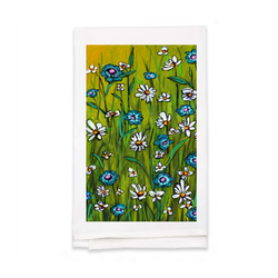 Personalized White Flour Sack Tea Towel