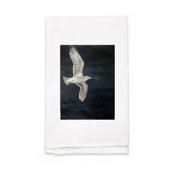 Personalized White Flour Sack Tea Towel