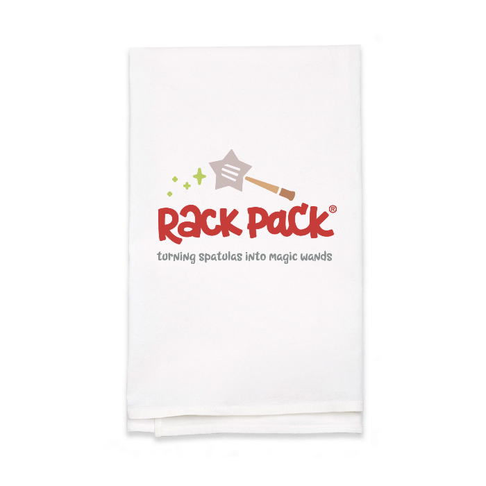 Personalized White Flour Sack Tea Towel