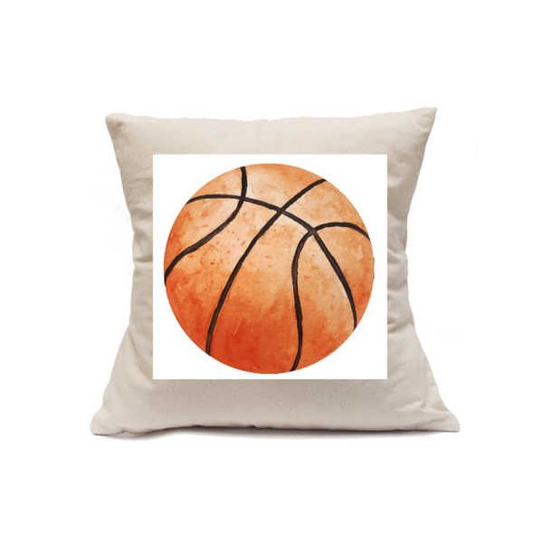 Custom Printed Natural Canvas Pillowcase with Zipper 18"x18"