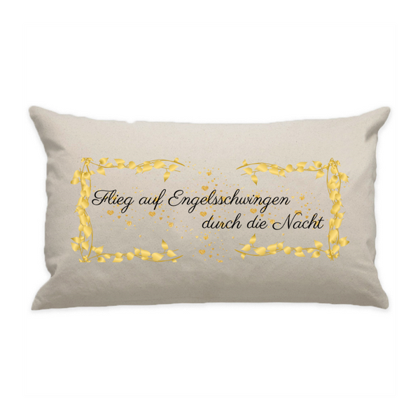 10"x18" Natural Cotton Canvas Decorative Pillow Case