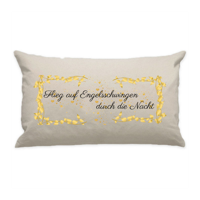 10"x18" Natural Cotton Canvas Decorative Pillow Case