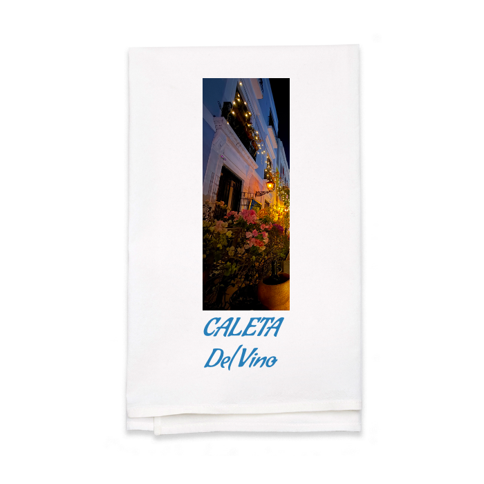 Personalized White Flour Sack Tea Towel