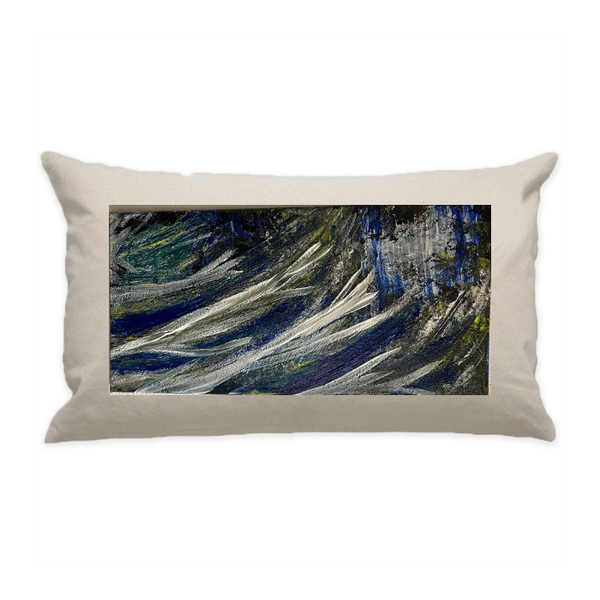 10"x18" Natural Cotton Canvas Decorative Pillow Case