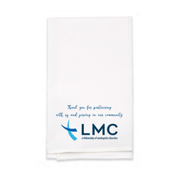 Personalized White Flour Sack Tea Towel