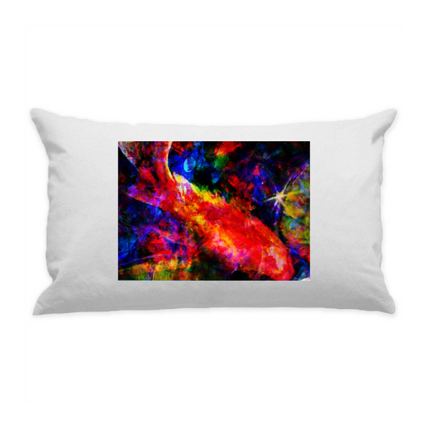 10"x18" White Cotton Canvas Decorative Pillow Case