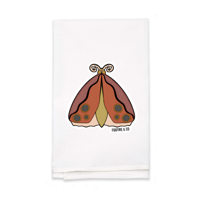 Personalized White Flour Sack Tea Towel