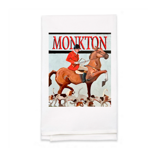 Personalized White Flour Sack Tea Towel