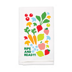 Personalized White Flour Sack Tea Towel
