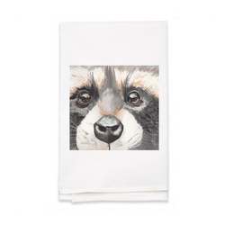 Personalized White Flour Sack Tea Towel