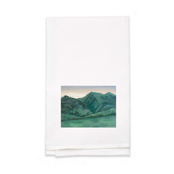Personalized White Flour Sack Tea Towel