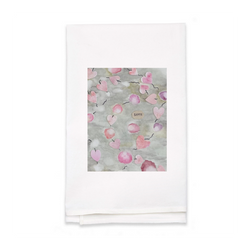 Personalized White Flour Sack Tea Towel