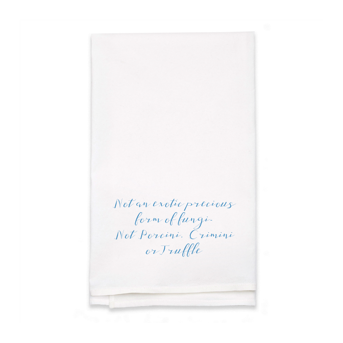 Personalized White Flour Sack Tea Towel