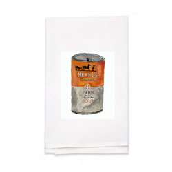 Personalized White Flour Sack Tea Towel
