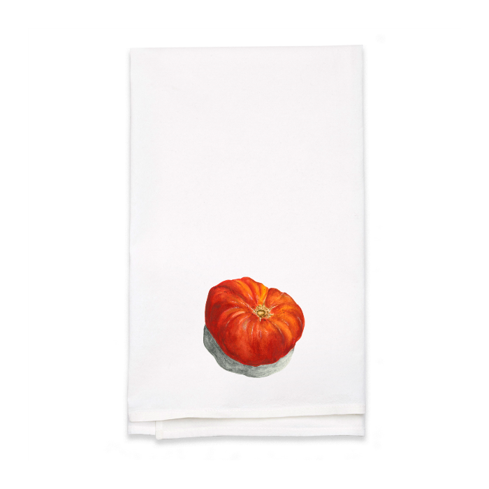 Personalized White Flour Sack Tea Towel