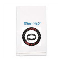Personalized White Flour Sack Tea Towel