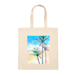 Personalized Square Canvas Tote Bag