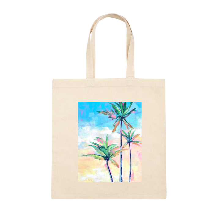 Personalized Square Canvas Tote Bag