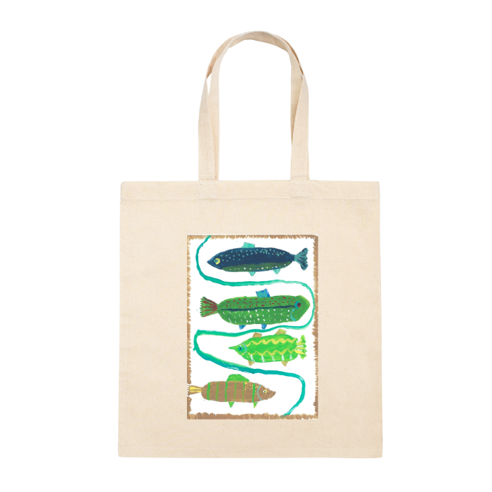 Personalized Square Canvas Tote Bag