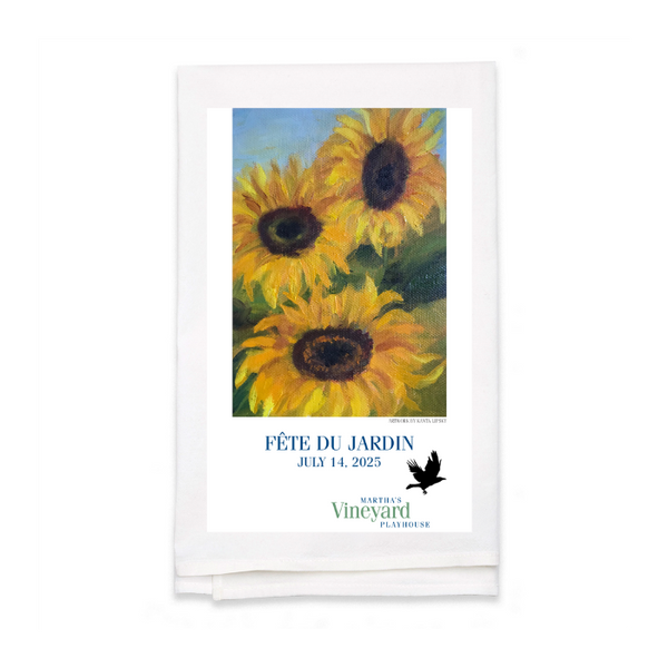 Personalized White Flour Sack Tea Towel