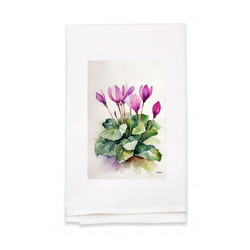 Personalized White Flour Sack Tea Towel