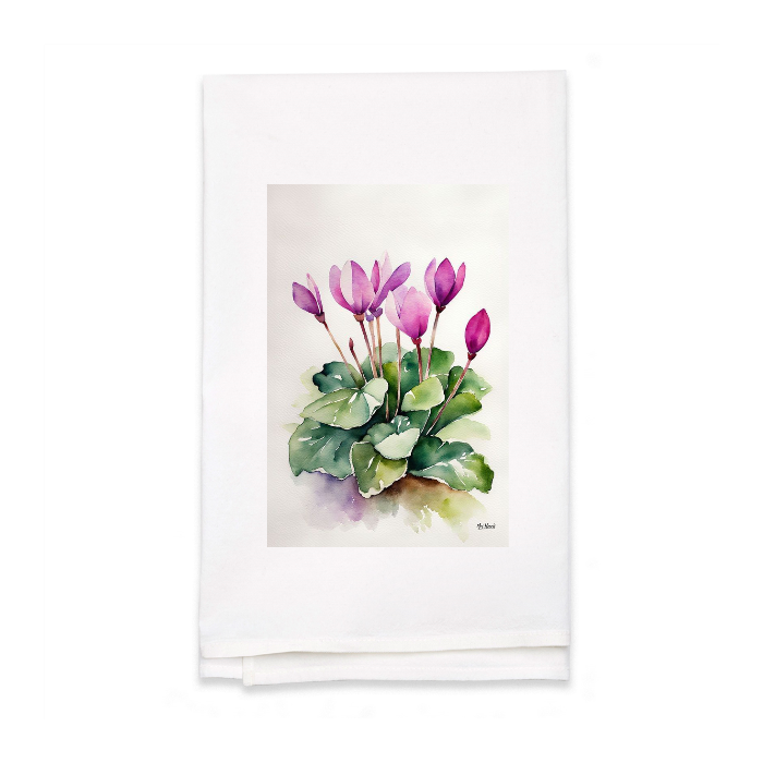 Personalized White Flour Sack Tea Towel