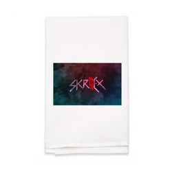 Personalized White Flour Sack Tea Towel