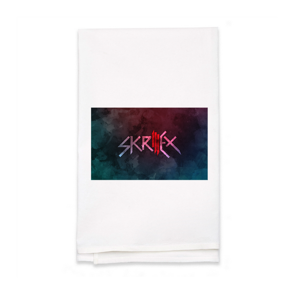 Personalized White Flour Sack Tea Towel