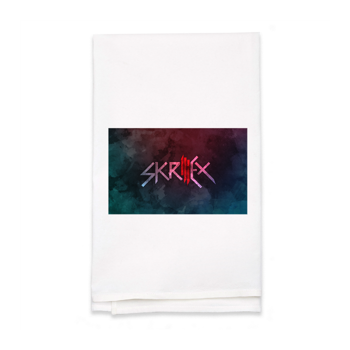 Personalized White Flour Sack Tea Towel