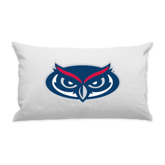 10"x18" White Cotton Canvas Decorative Pillow Case