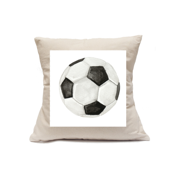 Custom Printed Natural Canvas Pillowcase with Zipper 18"x18"