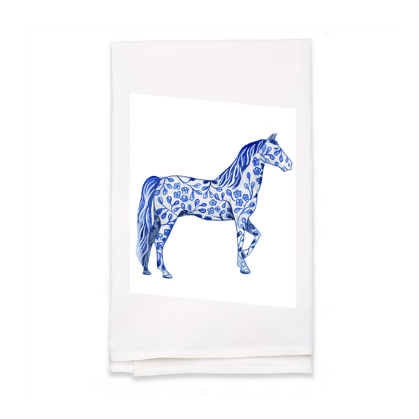 Personalized White Flour Sack Tea Towel