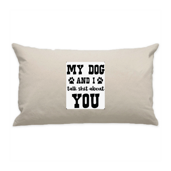 10"x18" Natural Cotton Canvas Decorative Pillow Case