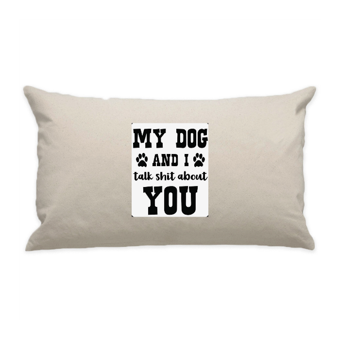 10"x18" Natural Cotton Canvas Decorative Pillow Case