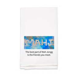 Personalized White Flour Sack Tea Towel