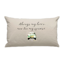 10"x18" Natural Cotton Canvas Decorative Pillow Case