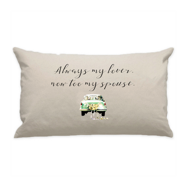10"x18" Natural Cotton Canvas Decorative Pillow Case
