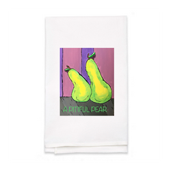 Personalized White Flour Sack Tea Towel
