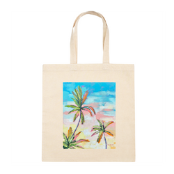 Personalized Square Canvas Tote Bag